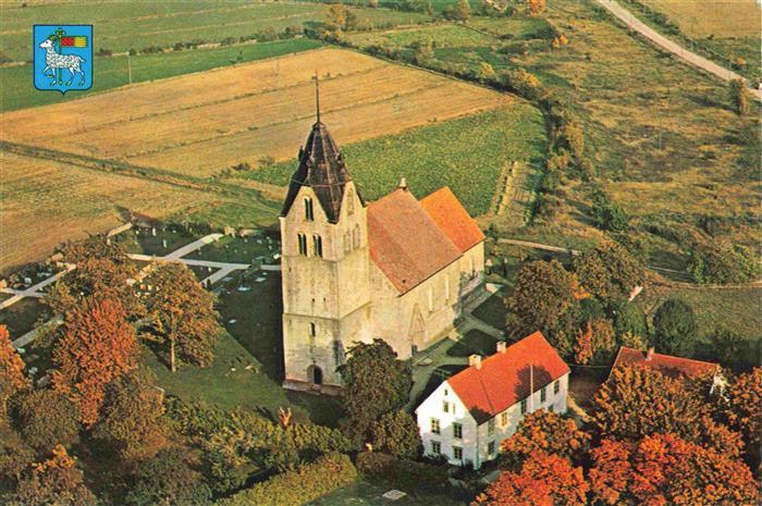 73998504 Gotland Sweden Groetlingbo kyrka Fliegeraufnahme