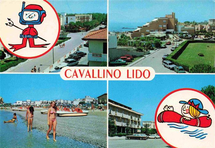 73997768 Cavallino Lido Venezia IT Strandpromenade Strand Teilansichten