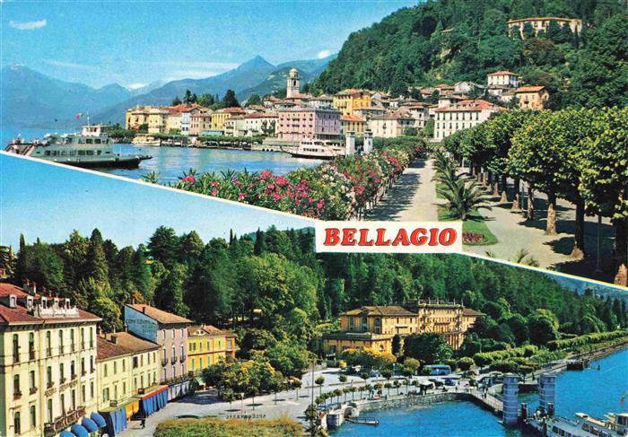 73998057 Bellaggio Bellagio Lago di Como IT Panorama Promenade