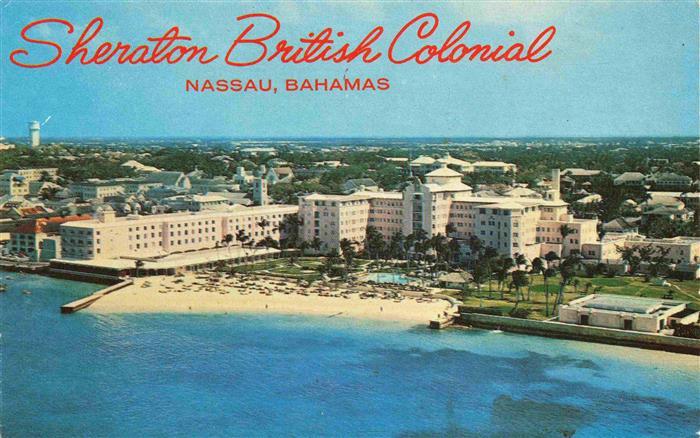 73998448 Nassau  Bahamas Sheraton British Colonial Hotel Fliegeraufnahme