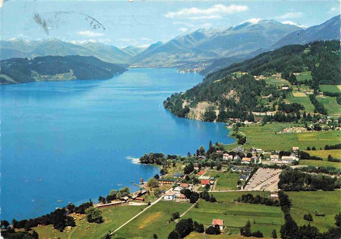 73998763 Doebriach Millstaettersee Alpenseebad Fliegeraufnahme