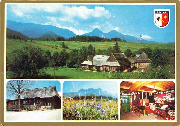 73999289 Vysoke Tatry Poprad SK Zdiar Razovita fudova architektura Zdiarska izba