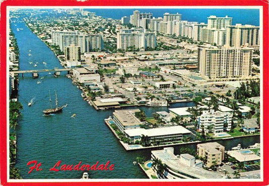 73999538 Fort Lauderdale Florida USA Oakland Park Blvd Bridge Coral Ridge and Ga