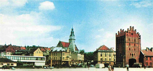 73999583 OLSZTYN Allenstein PL Fragment miasta z prawej Wysoka Brama