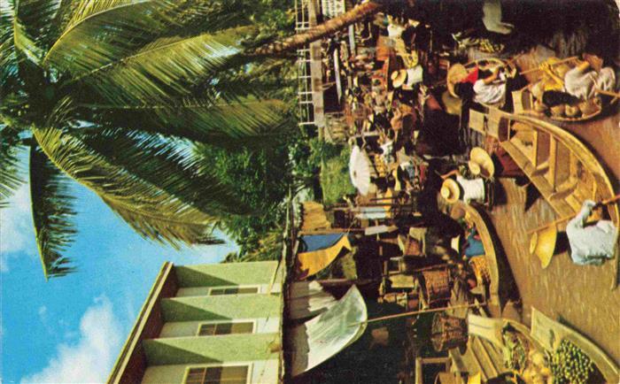 73999592 Dhonburi Thailand Scenery of the floating market at Bang Ka