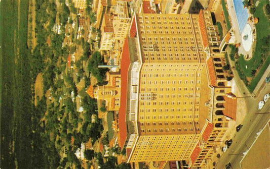 73999693 Mineral Wells Texas USA Baker Hotel aerial photograph