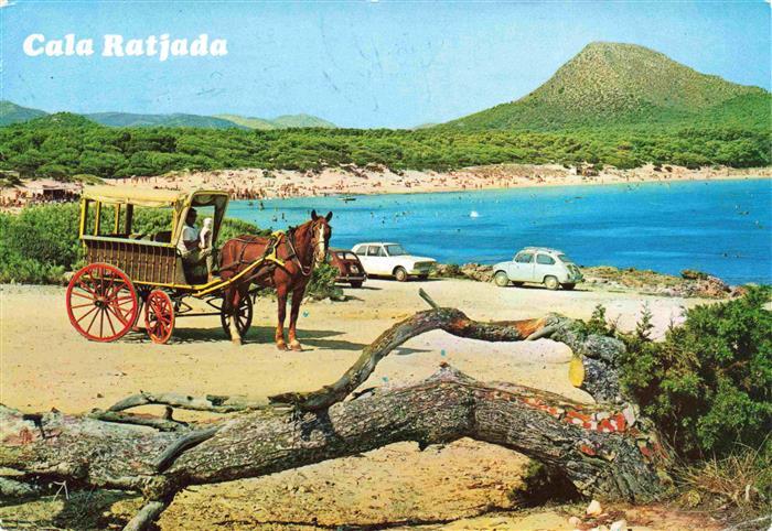 74000203 Cala Ratjada Balleares Mallorca ES Cala Guya horse-drawn carriage