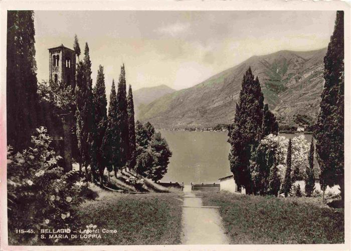 74000029 Bellagio Lago di Como IT Panorama Santa Maria di Loppia