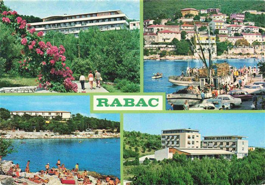 74000557 Rabac Croatia Hotels Strandpartie Hafen