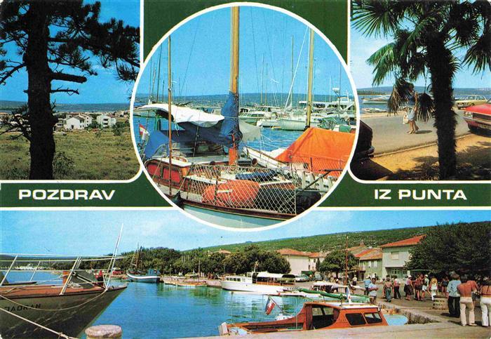 74000567 Punat Otok Kosljun Croatia Strand Promenade Hafenpartien