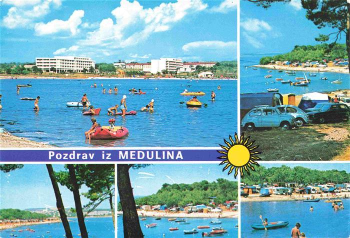 74000709 Medulin Istria Croatia Panorama Strandpartien