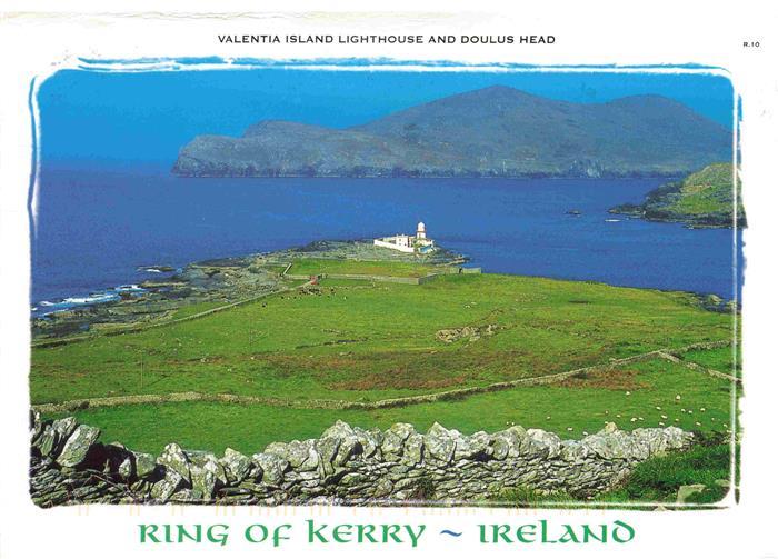 74000657 Valentia Island Lighthouse and Doulus Head aerial photograph