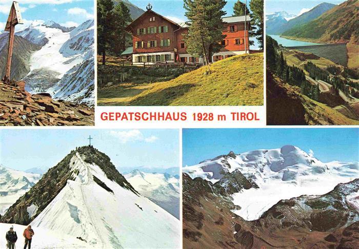 74000912 Gepatschhaus 1928m Tirol AT Kaunertal oelgrubenjoch Wildspitze Weissees