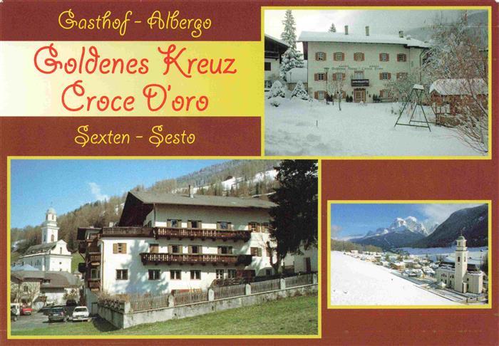 74000964 Sexten Sesto South Tyrol IT Gasthof Goldenes Kreuz Albergo Croce d'oro Wi