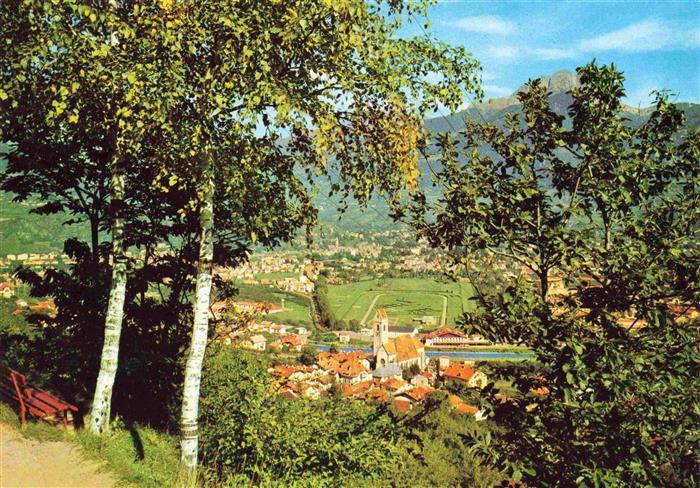 74001104 Marlengo Panorama view towards Merano seen from the Waalweg