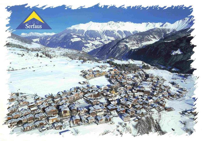 74001306 Serfaus Tirol Ski Arena Sonnenterrasse Fliegeraufnahme