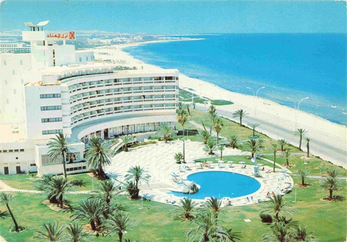 74001323 SOUssE  Tunesie Hotel El Hana Fliegeraufnahme