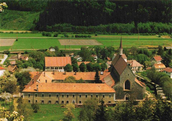 74001359 Friesach Kaernten Konvent und Kirche der Dominikaner Fliegeraufnahme