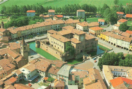 74001391 Fontanellato Rocca Sanvitale Proprieta Comunale Fliegeraufnahme