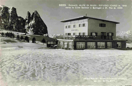 74000804 Alpe di Siusi Seiseralm Trentino IT Rifugio Icaro verso le Cime Santner