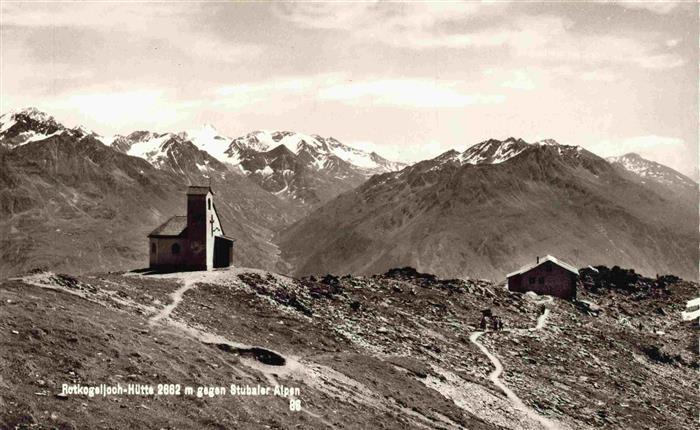 74000811 Rotkogljochhuette 2650m Hochsoelden Tirol AT mit Stubaier Alpen