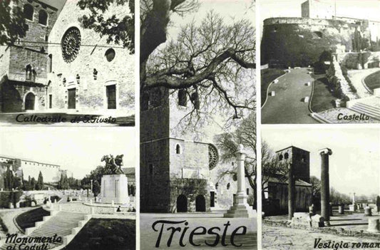 74001952 TRIESTE Triest IT Cattedrale di S Giusto Monumento ai Caduti Castello V