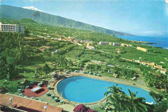 74002278 Puerto-de-la-Cruz Tenerife ES Vallée de la Orotava et Teide Photo aérienne