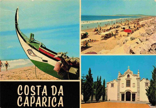 74002289 Costa da Caparica Setubal PT Zones de plage Église