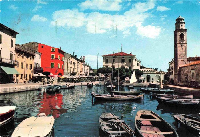 74002632 Lazise Lago di Garda IT Harbor Church