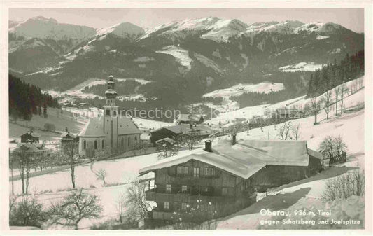 74001764 Oberau  Wildschoenau Tirol AT mit Schatzberg und Joelspitze