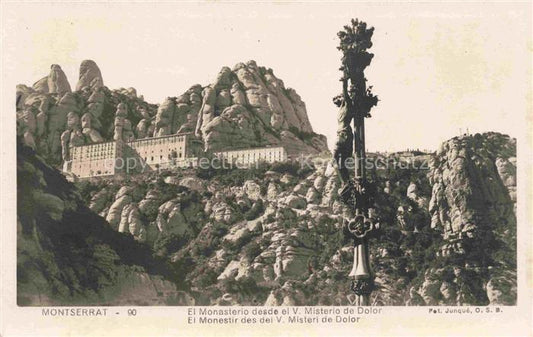 74001766 Montserrat Kloster BARCELONA Cataluna ES El Monasterio desde el V Miste