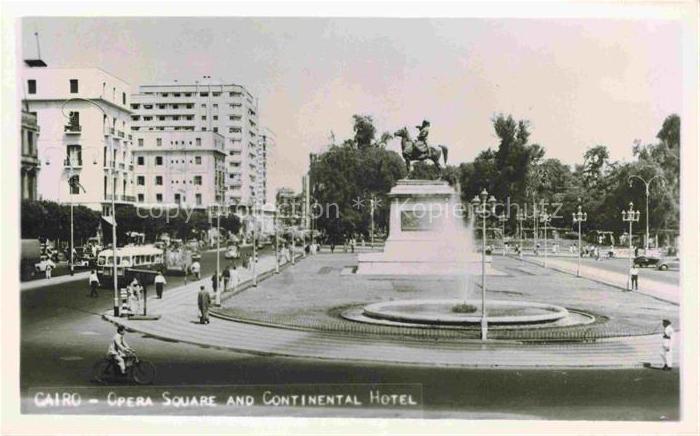 74001809 CAIRO  Kairo Caire Egypt Opera Square and Continental Hotel