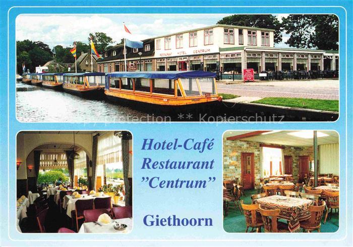 74002160 Giethoorn Overijssel NL Hôtel Café Restaurant Centrum Rondvaarten