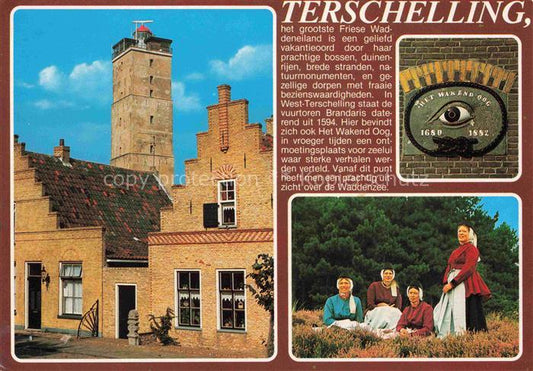 74002321 Terschelling Friesland NL Gasthaus Auge Trachtenfrauen