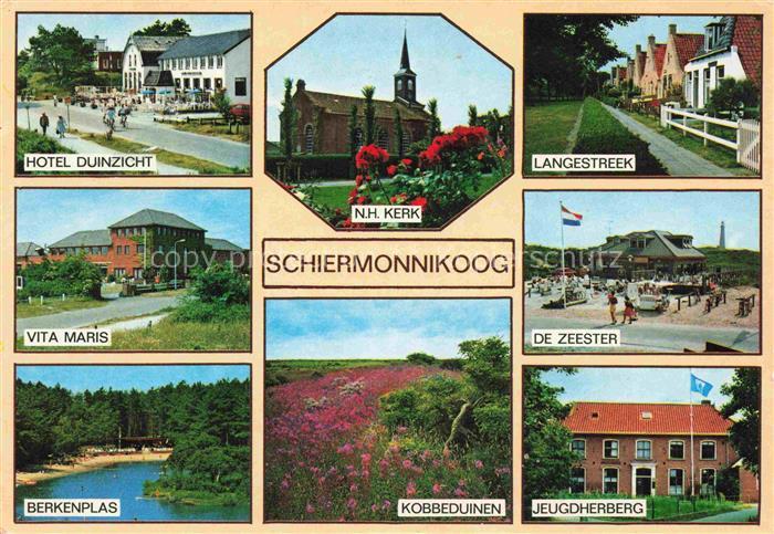 74002163 Schiermonnikoog Frise NL Hôtel Duinzicht Vita Maris Berkenplas Kerk