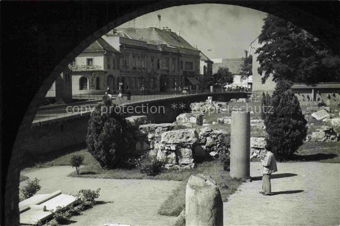 74002174 SZEKESFEHERVAR Szekesfehervarrel Szekesfehervarrol HU Romkert Ruinengar