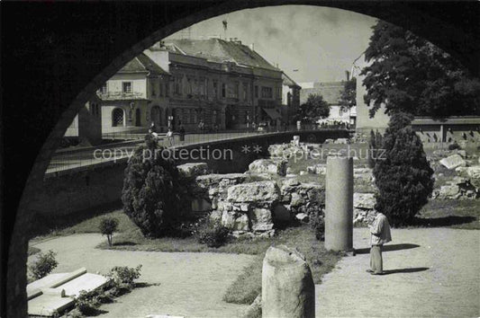 74002174 SZEKESFEHERVAR Szekesfehervarrel Szekesfehervarrol HU Romkert Ruinengar