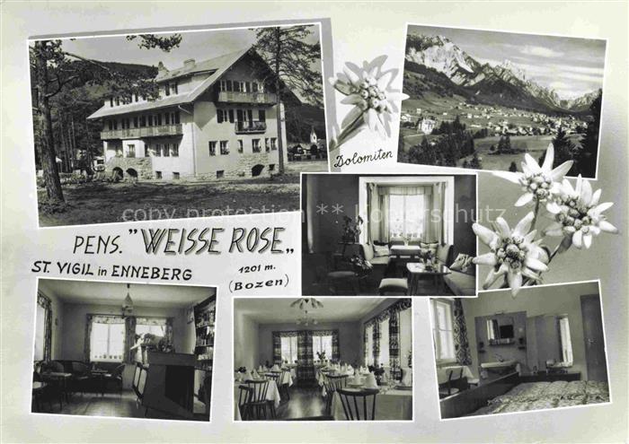 74002682 St Vigil Enneberg Bolzano IT Pension Weisse Rose chambre d'hôtes