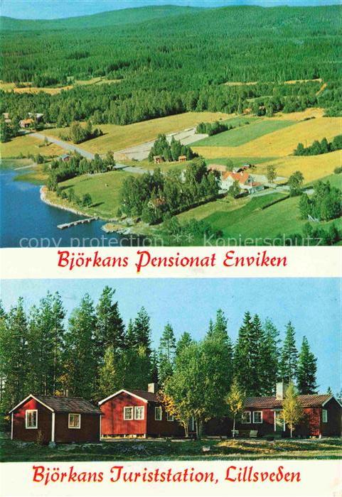 74002862 Dalarna Sweden Bjoerkans Pensionat Enviken und Turiststation Lillsveden