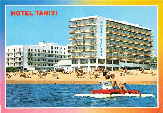 74002932 Santa Susana Santa Susanna Maresme Cataluna ES Hotel Tahiti Strandparti