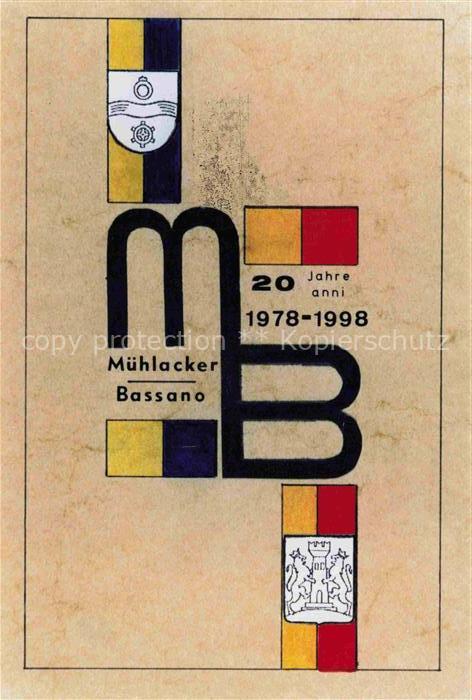 74003474 Affiche de l'association des collectionneurs de timbres IT de Bassano del Grappa