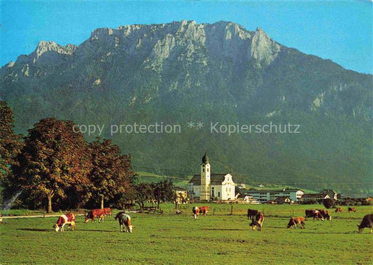 74003484 Ebbs Tirol AT mit Kaisergebirg im Unterinntal