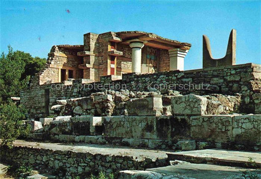 74003236 Knossos Cnosse Kreta Crete Greece Der Suedliche Porticus