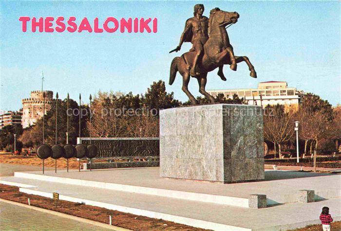 74003239 Thessaloniki Salonique Salonica Salonicco Greece Statue Of Greate Alexa