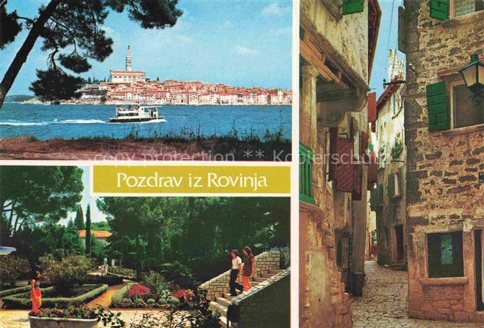 74003259 Rovinja Rovinj Rovigno Istrien Croatia Panorama Park Gasse