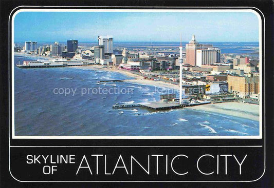 74003283 Atlantic City New Jersey USA Ocean Piers Bathing Beaches The Boardwalk