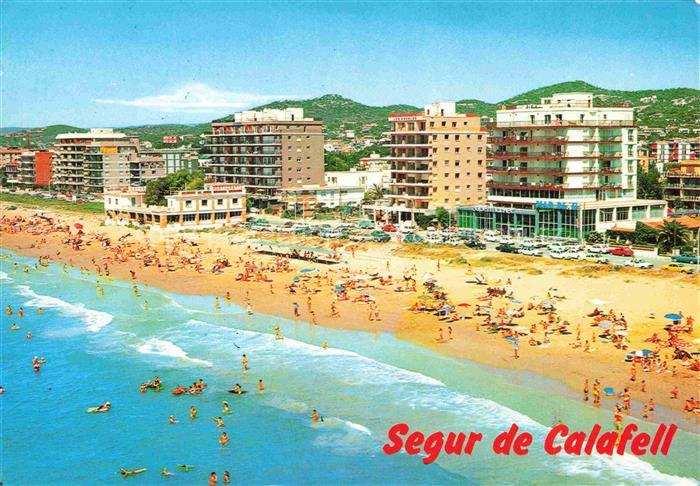 74003313 Segur de Calafell Tarragona ES Playa aerial photo