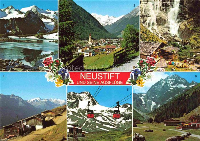 74003342 Neustift  Stubaital Tirol AT Rinnensee Stubaier Gletscher Grabaalm Wass