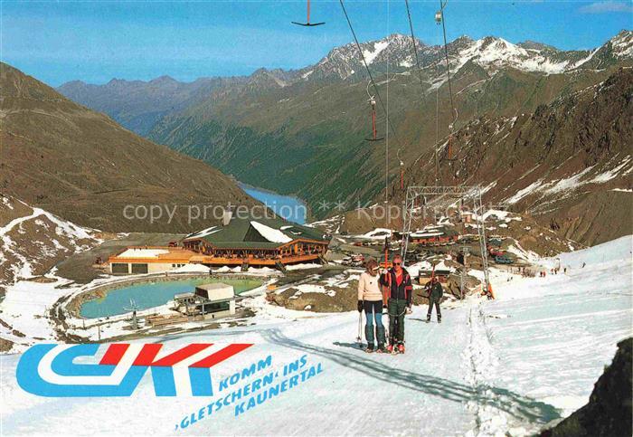 74003347 Kaunertal Tirol AT Bergrestaurant Weisseeferner Sommer-Schilauf Panoram