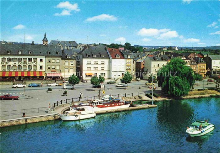 74003529 Remich Luxembourg Esplanade et Moselle